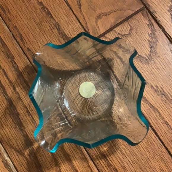 Handmade Fused Glass Miniature Slumped Vase - Picture 2 of 4